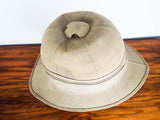 Antique British Military WW1 Khaki Pith Helmet