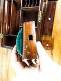 Antique English Mahogany Wood Sewing Box