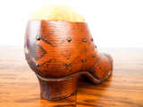 Antique Pincushion Shoe ~ 19th C  English Sewing Accessory