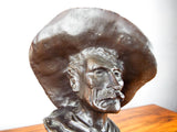 Vintage Western Bronze Sculpture by Frederic Remington ~ "The Sergeant"