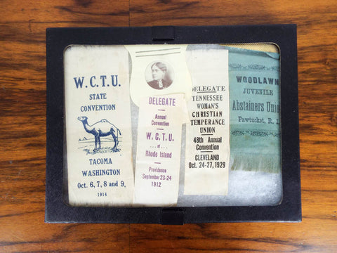 Womans Temperance WCTU Delegate Ribbons