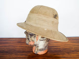 Antique British Military WW1 Khaki Pith Helmet