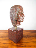 Vintage Signed Native American Sculpture