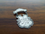 Antique  Silver WCTU Cigarettes Must Go Pin