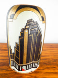 Art Deco Style Signed Art Pottery Terry Allen Rubin N Mexico Postmodern Ceramics