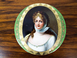 Antique Dresden Hand Painted Meissen Porcelain Portrait Box ~ Richard Klemm