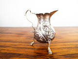 Antique Georgian British 1754 Sterling Silver Cream Jug