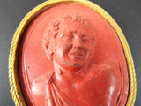 Antique 1800s Miniature Italian Wax Art Cameos