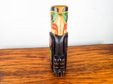 Vintage Eagle Totem Pole Sculpture by Cody Mathias