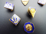 Vintage Collection Temperance Pins YPB ATS Masonic Pins Lapel Badges 1910 1940s