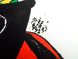 Original Signed Joan Miro Abstract Print ~ La Rana Frog