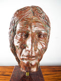 Vintage Signed Native American Sculpture