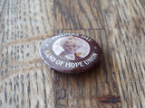 Antique Religious Celluloid Pinback Button Pin ~ Mothers Day Band of Hope Union