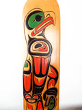 Vintage Coast Salish Wood Carving Eagle Paddle by William Watts