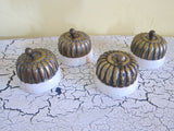 Set of 4 Victorian Porcelain & Brass Light Switches - Yesteryear Essentials
 - 2