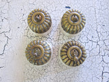 Set of 4 Victorian Porcelain & Brass Light Switches - Yesteryear Essentials
 - 4