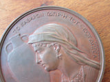 Antique Copper Temperance Medal by J S & A B Wyon - Yesteryear Essentials
 - 3