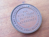 Antique Copper Temperance Medal by J S & A B Wyon - Yesteryear Essentials
 - 11