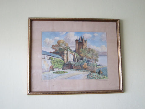 Original Landscape Watercolor Painting by G Zimmermann - Yesteryear Essentials
 - 1