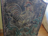 Antique Cast Iron Fireback Plate with Cockerel - Yesteryear Essentials
 - 8