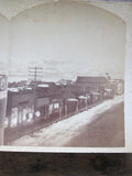 Stereoscope Card by Charles Emery 1880, Moonlight View Main St Silver Cliff Colorado - Yesteryear Essentials
 - 7