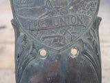 Antique Civil War Era Brass Strike Plate & Door Knobs -The Union Yale & Town - Yesteryear Essentials
 - 9