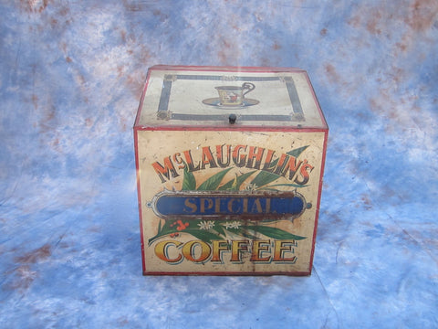 Antique No.99 McLaughlin Tin Coffee Dispenser - Yesteryear Essentials
 - 1