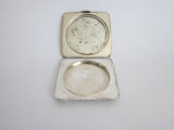 1940s Sterling Silver British Compact Mirror - Yesteryear Essentials
 - 3