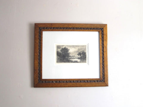 Framed Victorian Lithograph by Kruseman Van Elten (1880) - Yesteryear Essentials
 - 1