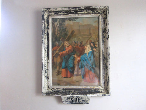 Religious Art Print - VIII Jesus Meets The Women Of Jerusalem - Yesteryear Essentials
 - 1