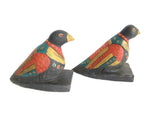 Decorative Folk Art Wooden Bird Bookends - Yesteryear Essentials
 - 6