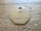 Lockheed Brass Aviation Vega Work Token - Yesteryear Essentials
 - 6