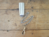 Art Deco 1920's Hickok Sterling Silver Beltogram Clip and Chain - Yesteryear Essentials
 - 8