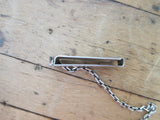 Art Deco 1920's Hickok Sterling Silver Beltogram Clip and Chain - Yesteryear Essentials
 - 4