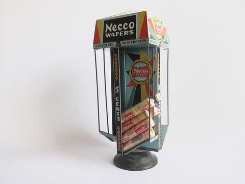 Vintage Necco Wafers Advertising Display Stand - Yesteryear Essentials
 - 1