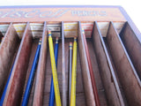 Vintage Blaisdell Pencils Counter Advertising Display Case - Yesteryear Essentials
 - 4