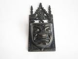 Victorian Cast Iron Grumpy Face Match Holder - Yesteryear Essentials
 - 1