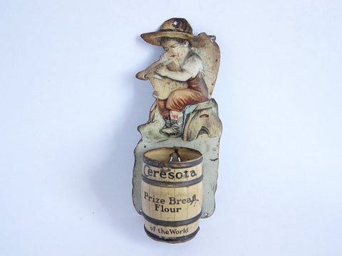 Vintage Advertising Ceresota Flour Match Holder - Yesteryear Essentials
 - 1