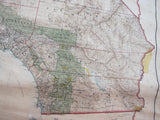 1907 A Dinsmore State of California Hanging Wall Map - Yesteryear Essentials
 - 8