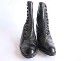 Victorian Black Leather Button Womens Boots - Size 6 / 6.5 - Yesteryear Essentials
 - 11