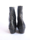 Victorian Black Leather Button Womens Boots - Size 6 / 6.5 - Yesteryear Essentials
 - 7