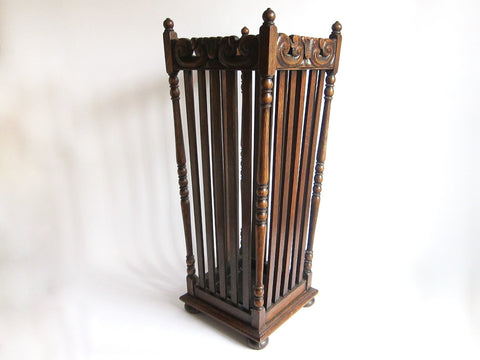 Antique Wooden Umbrella Stand - Yesteryear Essentials
 - 1