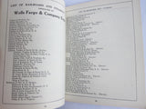 1914 Official Employee Directory for Wells Fargo - Yesteryear Essentials
 - 3