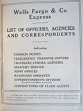 1914 Official Employee Directory for Wells Fargo - Yesteryear Essentials
 - 5