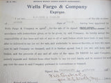 1911 Wells Fargo Branch Money Order Agents Agreement - Yesteryear Essentials
 - 2