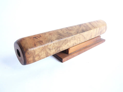 Vintage Wooden Myrtle Burl Kaleidoscope - Earl McNeil - Yesteryear Essentials
 - 1