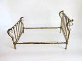 Primitive Salesmans Sample Miniature Brass Bed - Yesteryear Essentials
 - 5