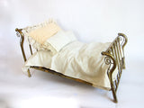 Primitive Salesmans Sample Miniature Brass Bed - Yesteryear Essentials
 - 7