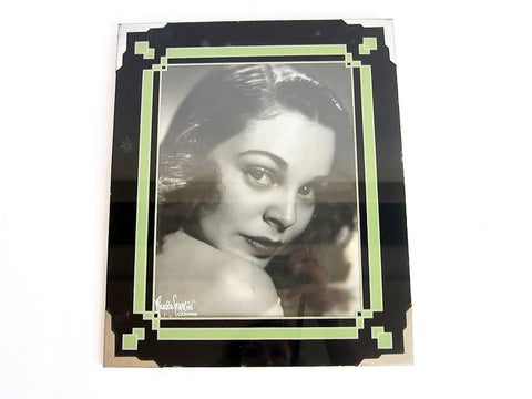 Art Deco 8" x 10" Picture Frame & Maurice Seymour Photo - Yesteryear Essentials
 - 1