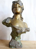 Sheherezade Bronzed Mille et Une Nuits Sculpture - after Emmanuel Villanis - Yesteryear Essentials
 - 7